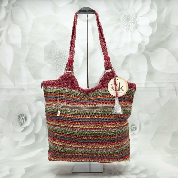The Sak Handbags - The Sak Hobo Multi-Colored Shoulder Handbag Purse